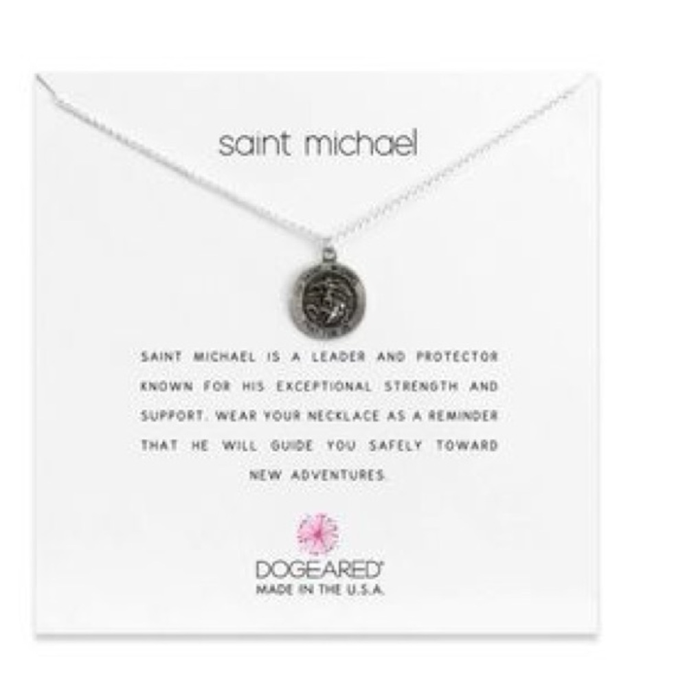 Dogeared Saint Michael Necklace NWT